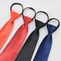 8CM Fashion Mens Zipper Tie Personalized Tie