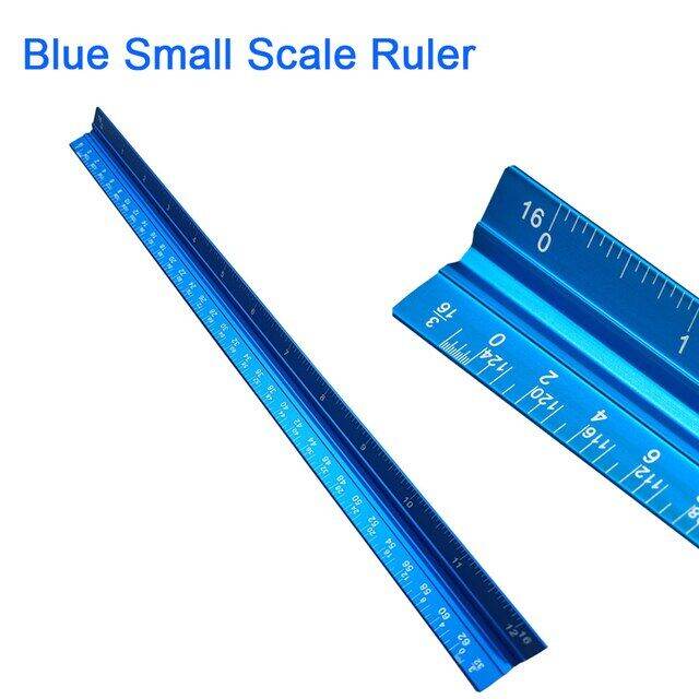 Architectural Scale Ruler Multifunctional Aluminum Triangle Scale Ruler