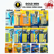 Dao cạo râu Gillette Fusion 5+1 set 10, set 6 Nhật Bản