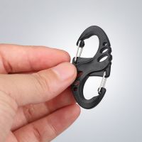 5PCS Mountaineering Buckle Tactical Outdoor Equipement Camping S Shaped Fishing Climbing Acessories