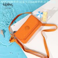 Available Kipling Bag Womens Crossbody Small Satchel Fashion All-Match Monkey Bag Resistant To Dirt And Water Splash Vecka Strap