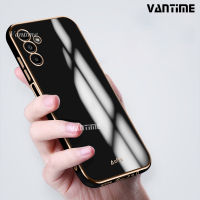 Vantime สำหรับ Samsung Galaxy A04s หรูหรา6D ชุบซิลิโคนอ่อนนุ่มสแควร์กรอบโทรศัพท์กรณีเงา B Ling กลับปลอก