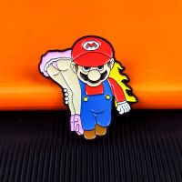 【DT】hot！ Super-Brooch Badge Video Game Enamel Pin Anime Accessories Fashion