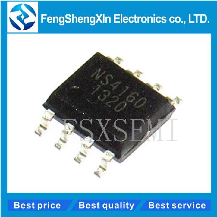 10pcs lot ns4160 sop 8 class ab class d switching low emi and 5 w