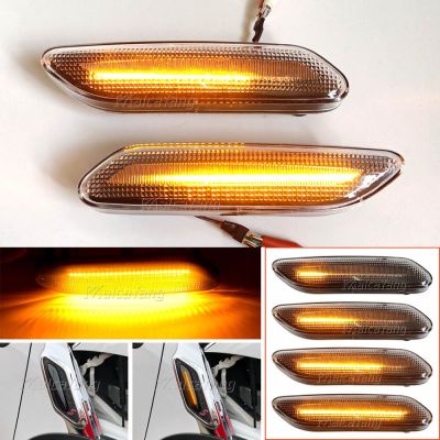 ◈ LED Dynamic Turn Signal Light Flowing Water Blinker For Mini Cooper R60 Countryman R61 Paceman Side Marker Flashing Indicator