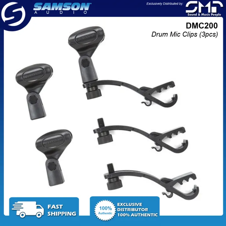 Samson DMC200 Drum Microphone Clip 3Pack Lazada PH
