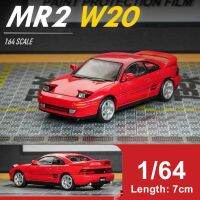 รถของเล่นรถขนาด1/64หุ่นอัลลอย W20 MR2ของโตโยต้าขนาดมอเตอร์ไซค์เด็กรถยนต์ของเล่นสำหรับเด็กหัดเดินเด็กของขวัญวันเกิด