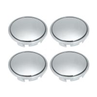 Style 56mm Car Wheel Center Caps Hub Tyre Rim Hub Cap Cover Universal ABS Chrome Silver 4PCS