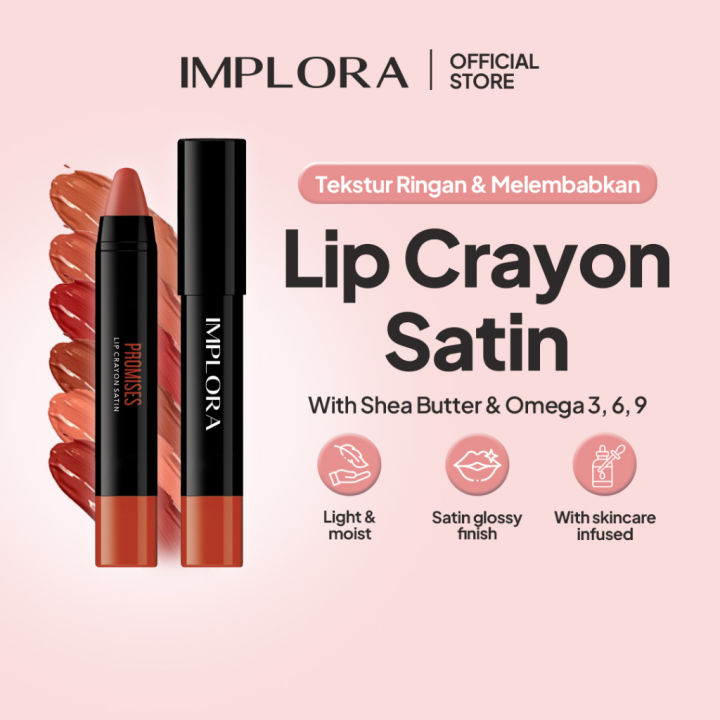 Implora Lip Crayon Satin Lazada Indonesia