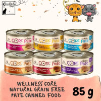 พร้อมส่ง* 6 สูตร (85 g)❌ ไม่ขายแพคเกจจีน Wellness CORE Natural Grain Free Pate Canned Food