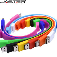 JASTER แฟชั่นสายรัดข้อมือ USB 2.0แฟลชไดรฟ์64กิกะไบต์32กิกะไบต์ไดรฟ์ปากกาสร้างสรรค์ของขวัญธุรกิจสำหรับเด็ก Memory Stick 16กิกะไบต์สีชมพูดิสก์ U