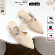Dép sục nữ mũi nhọn khoen đá - THENYSMILE - MAYNA 1