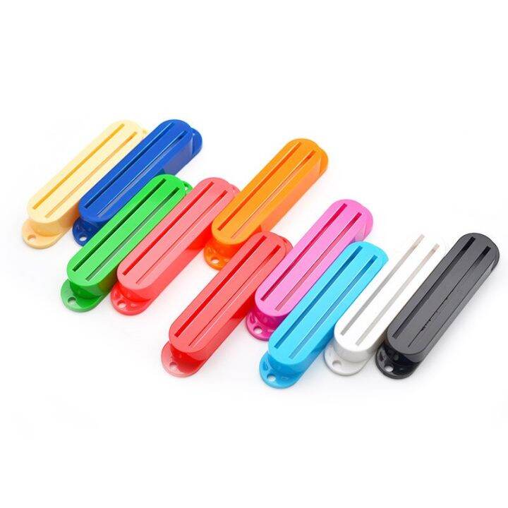 Plastic Humbucker Dual Rail Electric Guitar Pickup Covers Twoline