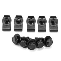 Car Body Bolts U-nut Clips M6 Bumper Fender Fastener for Volkswagens VWs Golf 4 6 7 GTI Tiguan Passat B5 B6 B7 Polo