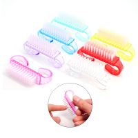 5/10Pcs Acrylic Nails Art Brush For Manicure Pedicure Soft Remove Dust Plastic Cleaning File Gel Nail Polish Accessories Tools Artist Brushes Tools