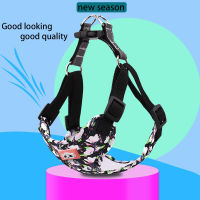 Leash Set Dog Collar Dog Harness Cat Dog Sersto Collar For Harness ไม่เจ็บปวดลูกสุนัข French Bulldog Leash Supplies