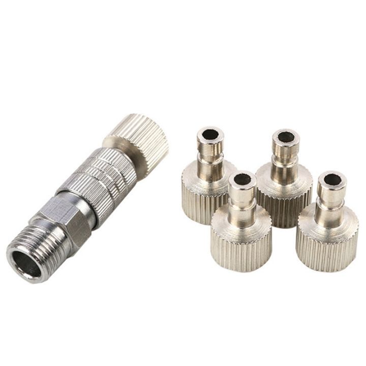 1set-airbrush-quick-disconnect-coupler-fitting-adapter-metal-male-connectors-airbrush-quick-release-adapter-with-4-fittings-1-8inch-part-air-horse-airbrush-quick-connector