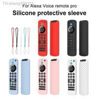 Drop-Proof Shell Silicone Remote Control Cover Protector Anti-Slip with Lanyard Accessories for Amazon Alexa Voice Remote Pro