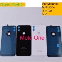 10ชิ้น/ล็อตสำหรับ Motorola Moto One Xt1941-1 Xt1941-3ปลอกหุ้มฝาหลังตัวเคสอะไหล่โช้คเกอร์ประตูหลัง