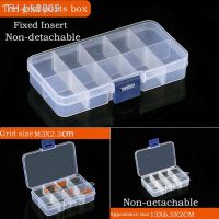 Storage Box Jewelry Display Case Container Plastic Box Practical Adjustable Compartment Earring Bead Screw Holder Case