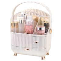 Transparent Cosmetic Storage Box Makeup Drawer Organizer Jewelry Lipstick Box Makeup Container Desktop Storage Case