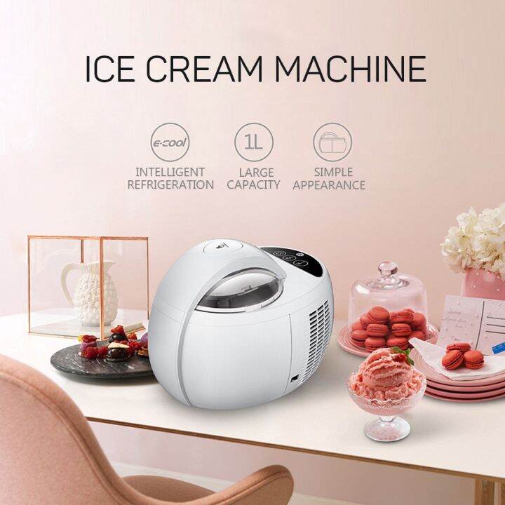 Ice Cream Maker Machine Multifunctional Pembuat ais krim Automatic DIY