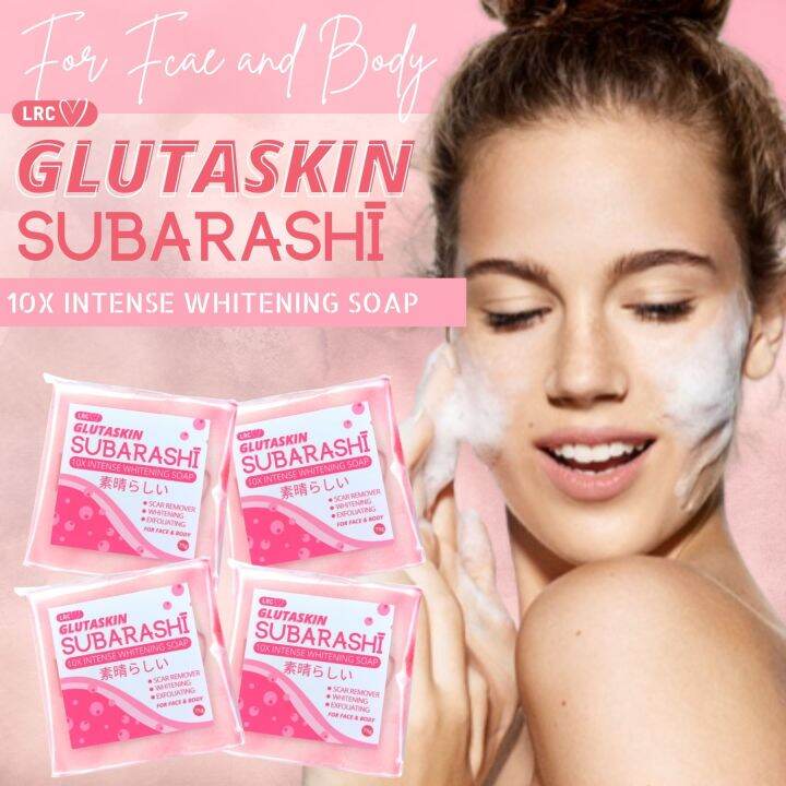 Glutaskin Subarashi Soap 75g 10x Whitening Soap Scar Remover Soap