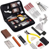 Guitar Tool Kit for Repairing Electric Guitar Care Kits for Bass Mandolin Banjo Ukulele Neck Measurement String Distance