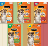 Goodies Energy Treats Dog Snack Triple Twist กู้ดดี้ อิเนอร์จี้ทรีต ขนมสำหรับสุนัข แท่งเปีย ขนาด 500 กรัม