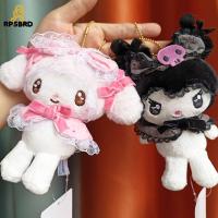 RP5BRD ของฉันเมโลดี้ Kuromi Lolitas Plushie จี้ของเล่นตุ๊กตาคุโรมิโลลิต้าตุ๊กตาเมโลดี้ของฉันพวงกุญแจยัดไส้ของขวัญสาว