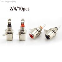 ┇☫❂ RCA Panel Mount Connector RCA Female Socket RCA Phono Chassis Audio Socket Plug Connector Bulkhead Meal Connectors