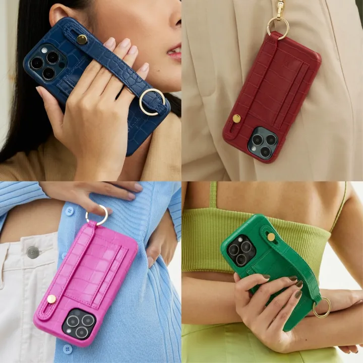 ใส่โค้ด-8muse65-ลดเพิ่ม-65-muse-hand-strap-card-holder-phone-case-colorful-tone-12-12pro-12pro-max