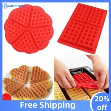 Silicone Waffles Pan Cake Baking Baked Muffin Cake Chocolate Mold