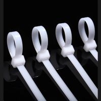 250PCS Snap Strong Seal Lock Ribbon Disposable Plastic Seals Self-Locking Nylon Cable Ties Width 5.1mm