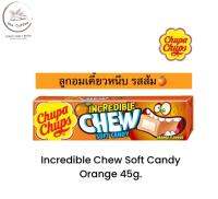 สินค้าใหม่! จูปาจุ๊ปส์ Chupa Chups ลูกอมเคี้ยวหนึบ รสส้ม ( Orange ) ขนาด 45 กรัม BBE: 01/2024