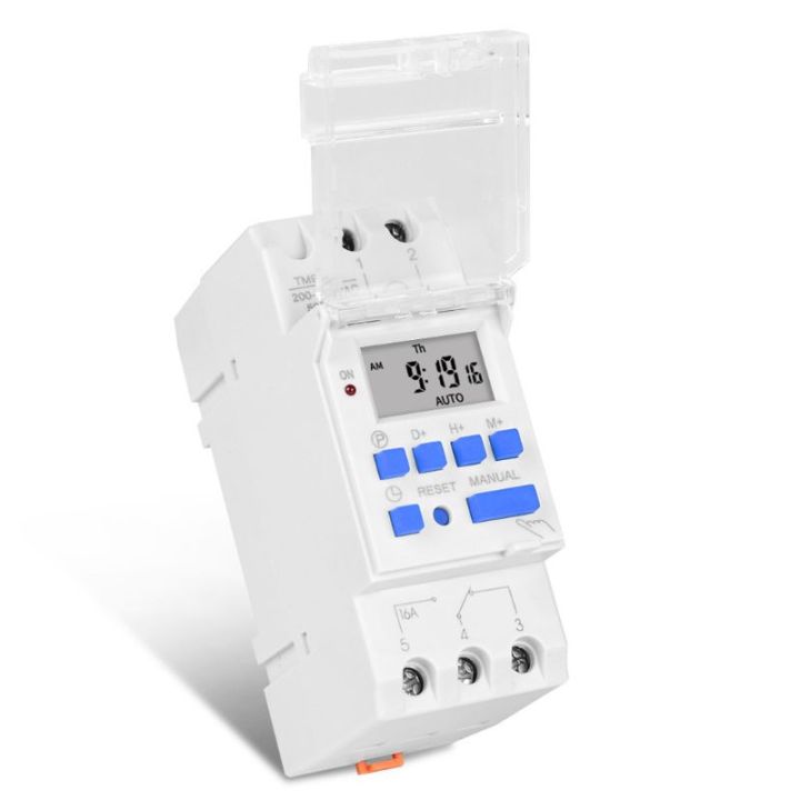 heavy-duty-16a-รายสัปดาห์7วัน-programmable-digital-สำหรับ-time-switch-รีเลย์ตั้งเวลาควบคุม-ac-220v-230v-din-rail-mount