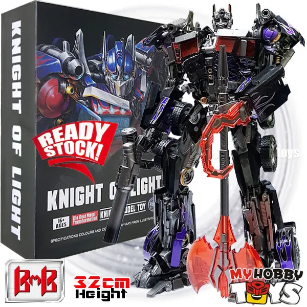 Black Mamba Transformable Robot - KM-01P Knight of Light / LS-03P Dark (  Oversize Movie MPM-04 Optimus Prime ) BMB KM01P LS03P | Lazada