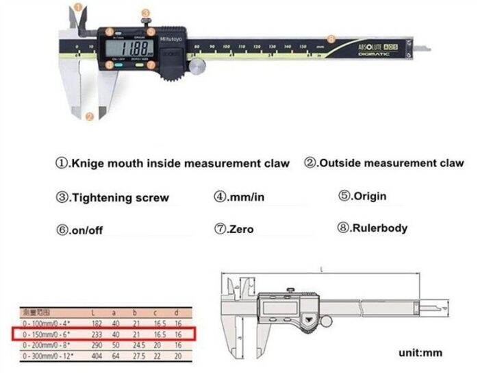 เครื่องมือ-cnc-miitutoyo-ขนาดไม้บรรทัดเลื่อนจอ-lcd-เครื่องวัดความกว้างดิจิตอล6-8-12นิ้ว150มม-200มม-300มม-เครื่องมืออิเล็กทรอนิกส์การวัดสแตนเลส