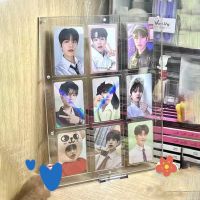 Transparent Photo Frame Acrylic Photocard Holder Idol Photo Protector Desktop Picture Frame Card Display Stand 아크릴 액자