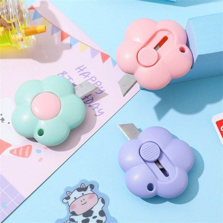 Automatic Rebound Steel Blade Paper Envelope Cutter Cute Mini Small