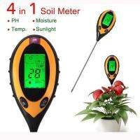 YOYOCAM  เครื่องวัด pH ความชื้น แสงสว่าง อุณหภูมิ ในดิน 4 in 1 Soil Survey Instrument Model LCD Screen