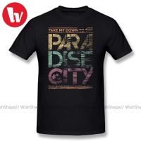 Guns N Roses T Shirt Men Paradise City Letter Print Awesome Plus Size 5Xl 6Xl T-Shirt MenS Short Sleeve Cotton Music Tee Shirt