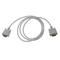 VGA DB15 Male To RS232 DB9 Pin Male Adapter Cable / Video Graphic Extension Cable (White  1.5M) Cables