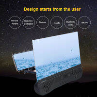 New 4 In 1 Cell Phone Amplifier 3D High Definition Large Screen With Desk Holder With Speaker Magnifying Folding For Movie Game