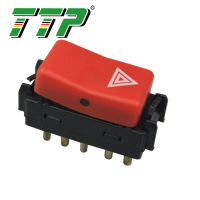 1248200110รถเตือนฉุกเฉินสวิทช์ไฟอันตราย Flasher Switch สำหรับ Benz W124 W201 W202ประสิทธิภาพสูง1248200110