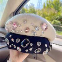 【CW】 2023 New Kids Beret Luxury Fashion Painter  39;s Hat Born Photography Props