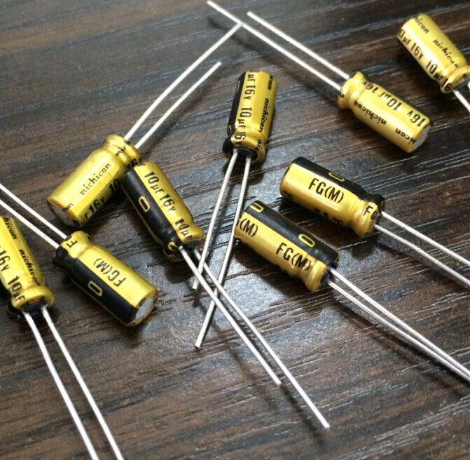 10pcs-10uf-16v-nichicon-fg-fine-gold-5x11mm-16v10uf-high-grade-audio-capacitor