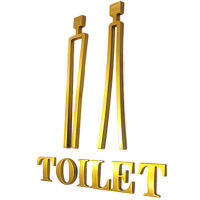 Self-Adhesive Mens Womens Bathroom Washroom WC Toilet Sign Wall Sticker for Ho,Parking Lot, Shopping Center, Restaurant