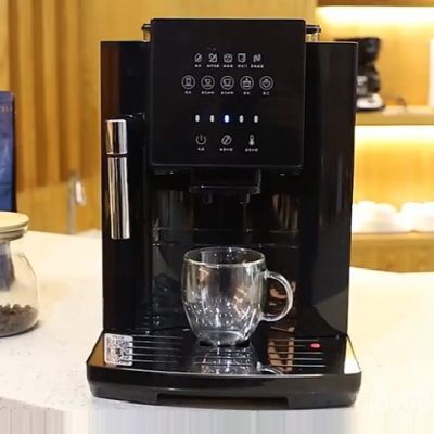 เครื่องชงกาแฟสด เครื่องชงกาแฟในบ้าน เครื่องกาแฟ3IN1 เครื่องชงกาแฟบดในตัว -และตีฟองนม  Automatic Coffee Machine รหัส 07S
