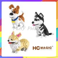 [ Dog ] - ชิวาวา / ไซบีเรียน ฮัสกี้ / บีเกิ้ล - หมา pet - ตัวต่อ นาโนบล็อก Nanoblock HC magic [ 9080 9081 9082 ] - ชิบะ